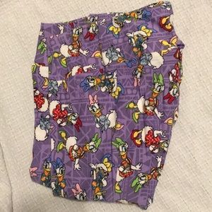 Disney Daisy Duck leggings Plus size Lularoe TC